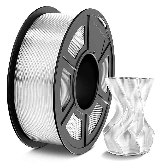 TECBEARS PETG透明3D打印丝 1.75mm 高精度耐用材料