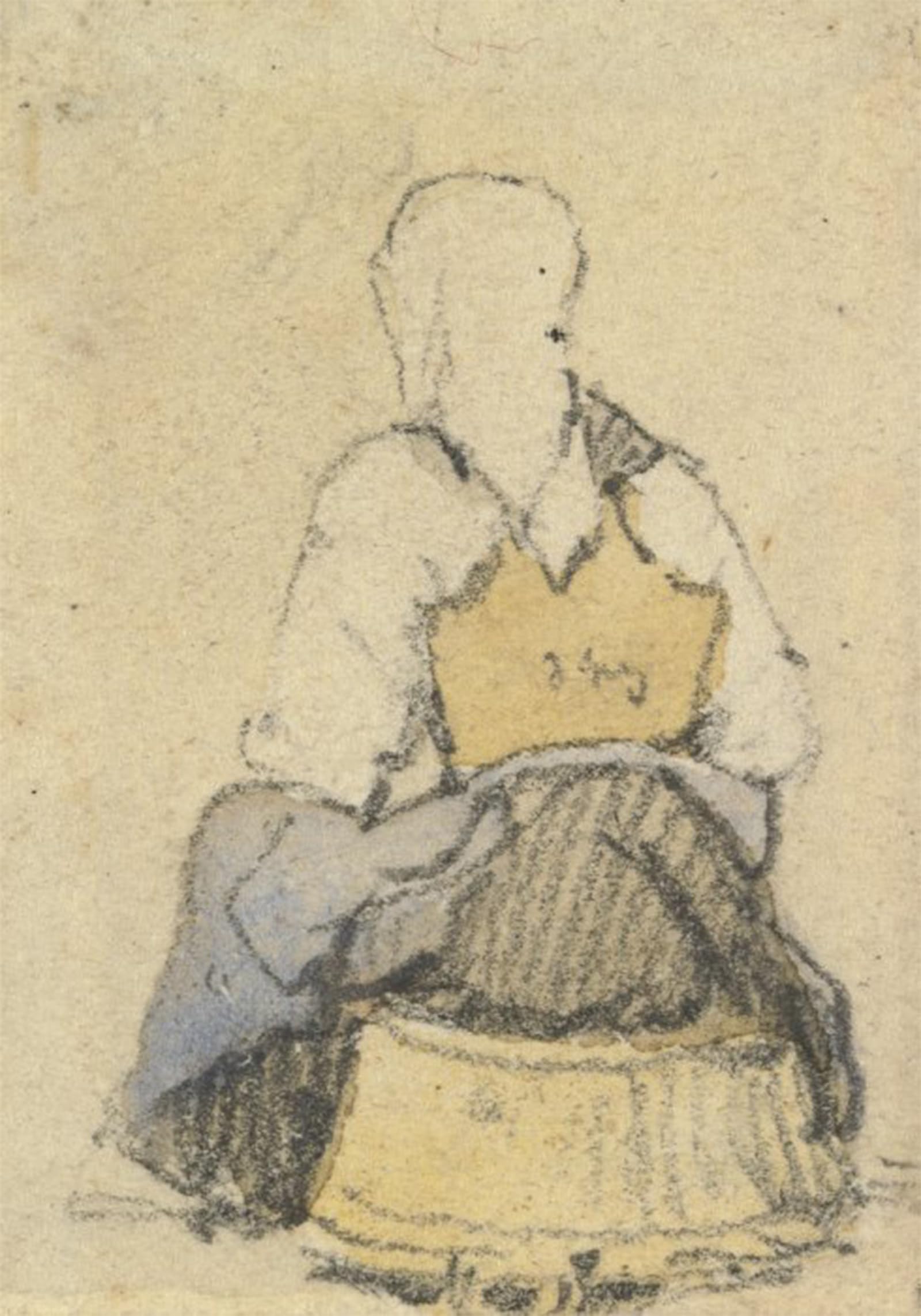 Impression Toile Paysanne Samuel Prout - Toile Abstraite Haute Qualité
