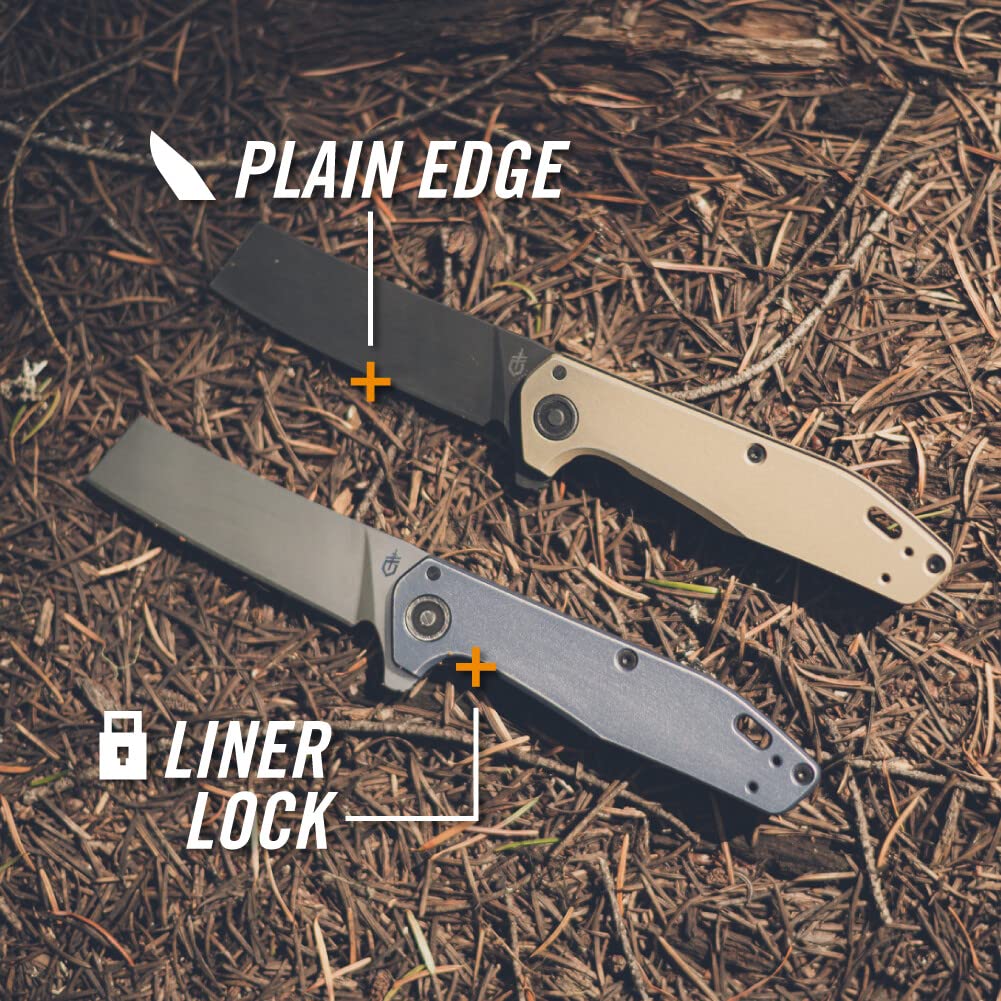 Gerber Nóż składany, długość ostrza: 7,6 cm, Fastball Cleaver 20CV, stal nierdzewna, niebieski, 30-001842