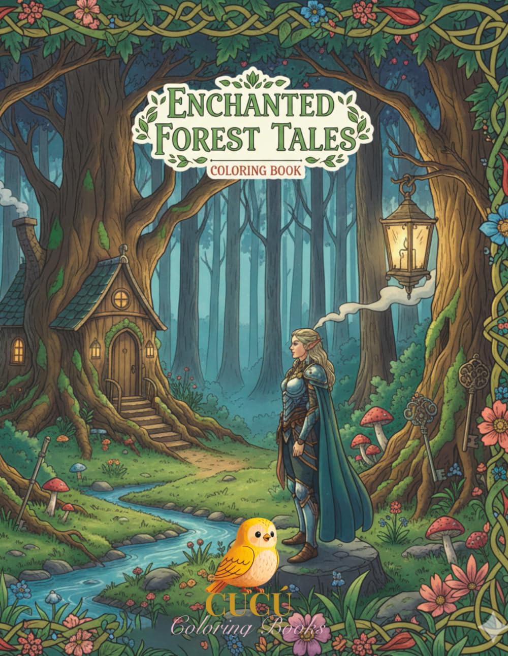 Enchanted Forest Tales - Coloring Book