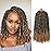 Passion Twist Hair 12 Inch 8 Packs Passion Twist Braiding Hair Water Wave Crochet Hair Extensions Bohemian Braids Passion Twist Crochet Hair Ombre Blonde (12 Inch,1B/27)