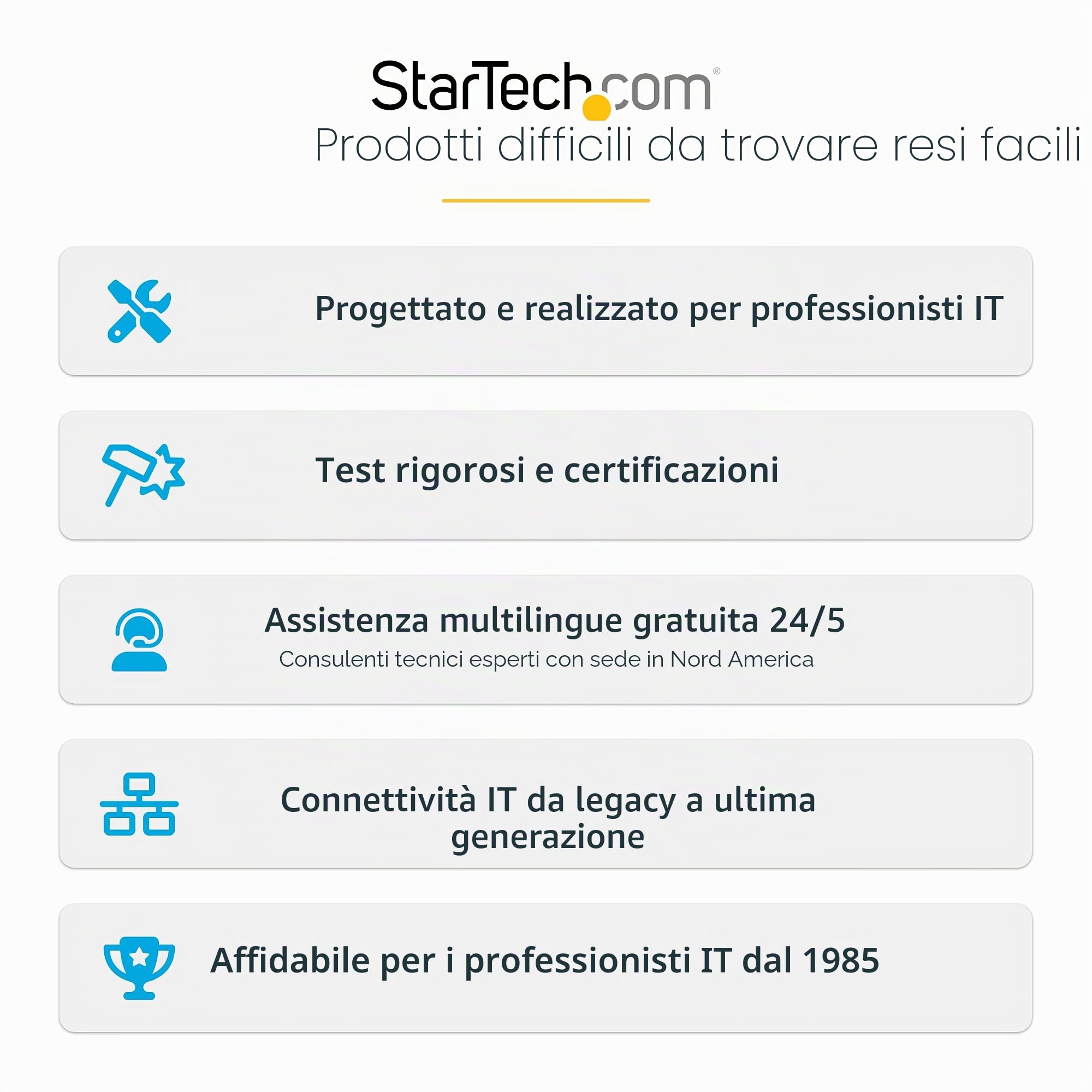 StarTech Cavo HDMI 2.1 Certificato da 5m, 8K 60Hz, 48Gbps, HDR10+ eARC | Rivestimento TPE flessibile, Ideale per Monitor, TV e Display