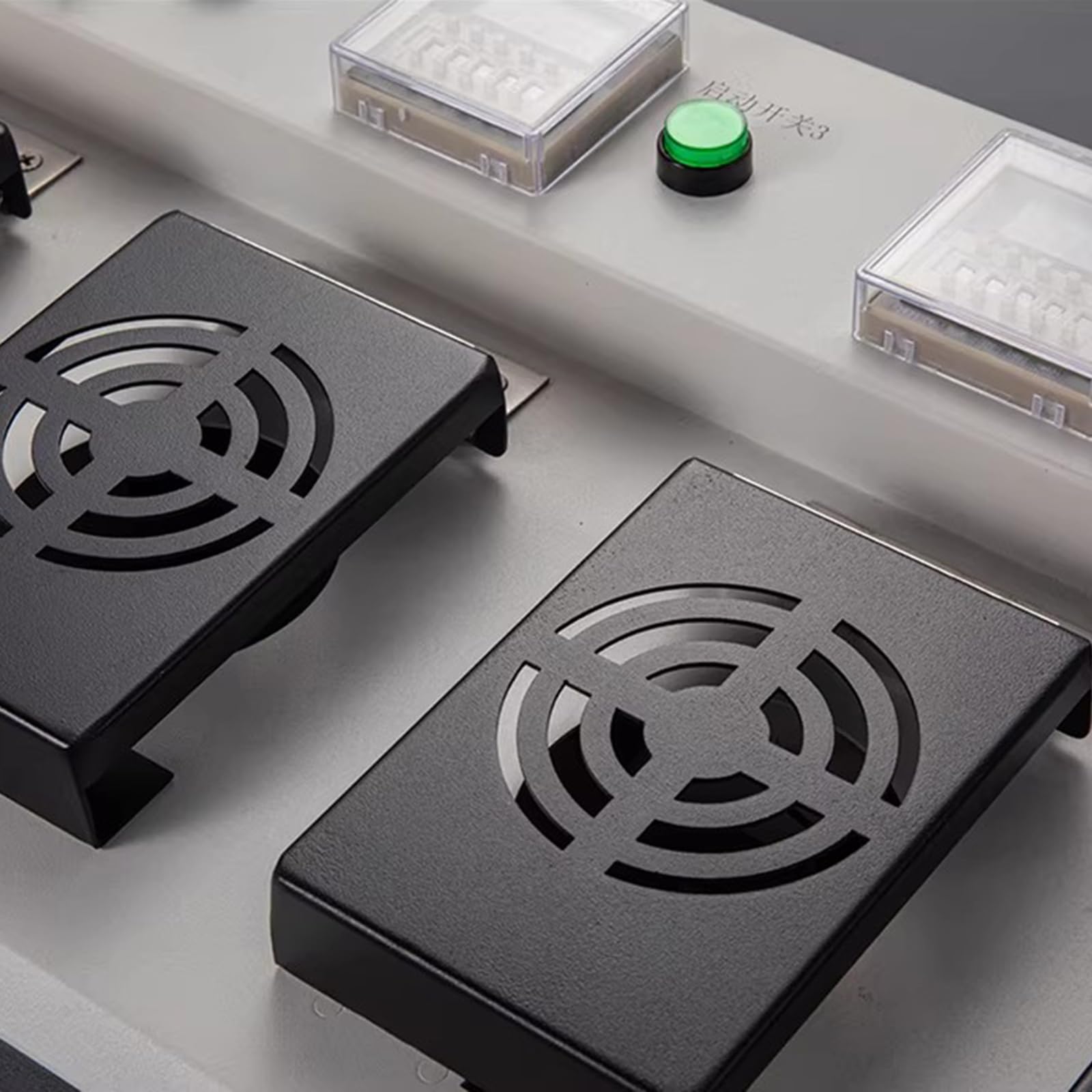 Caja de recalentamiento de pasta de soldadura, máquina de recalentamiento de pegamento SMT con bloqueo temporizado y alarma, control de temperatura para SMT, uso automotriz e industrial
