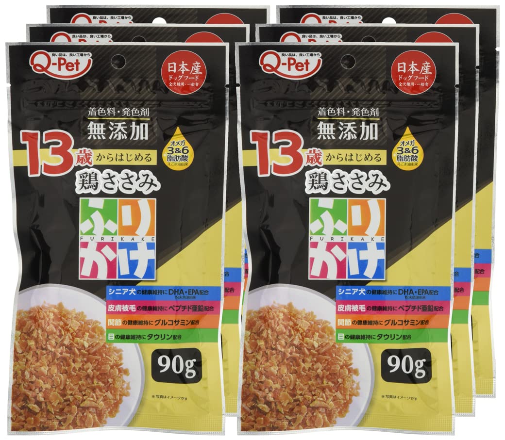 Amazon | 九州ペット (KYUSG) Q-Petふりかけ13歳からの鶏ささみ 90gx6