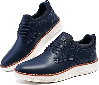 Mens Oxfords Lace-Up Lightweight Casual Busniess Comfortable Dress Shoes for Men - Buy now