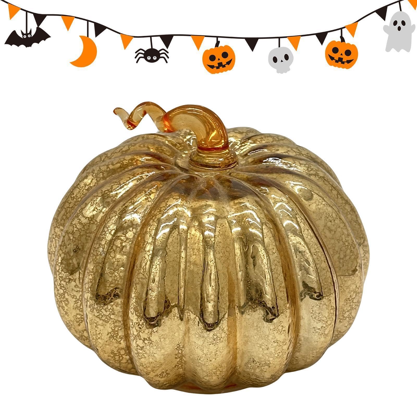 Generico Luminosa Lampada del Raccolto Autunnale con Caldo Arancione | Zucche Luminose Alimentate A Batteria Per Halloween, Ringraziamento, , Tavolo Da Pranzo, Libreria