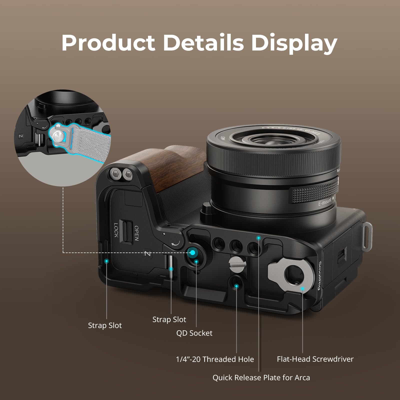 SONY zv-e10 ii レンズキット SmallRig スモールリグ付 Amazon.com : SmallRig ZV-E10 II Cage Kit for Sony ZV-E10 II