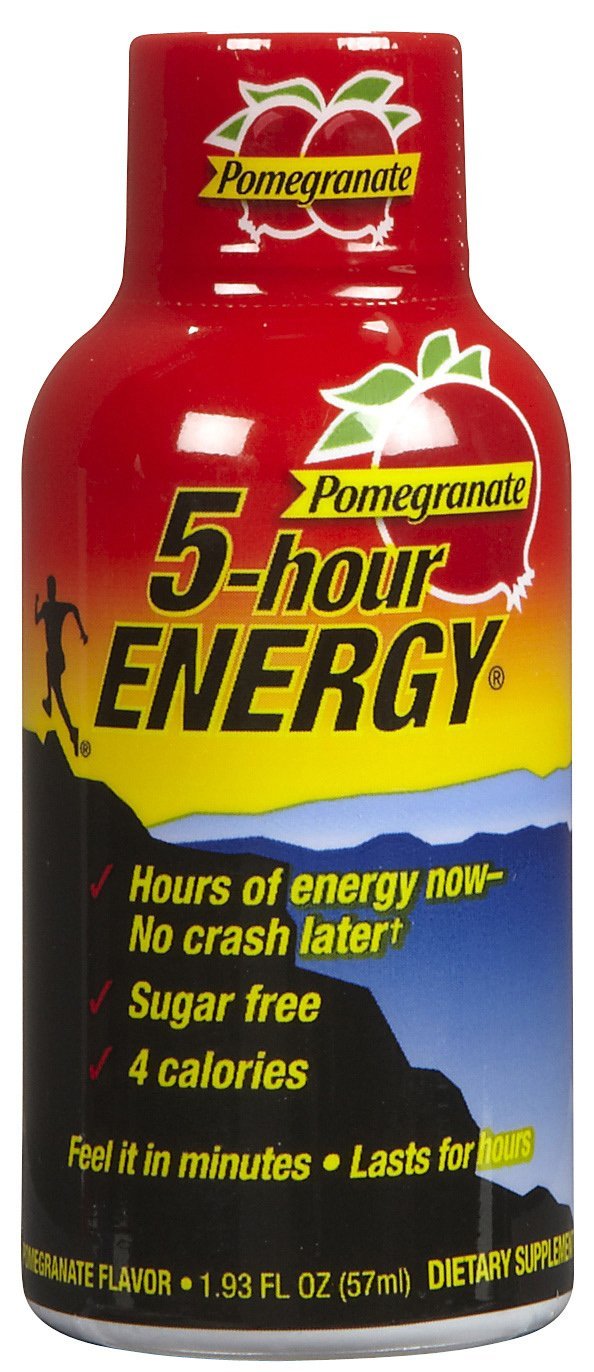 5-hour ENERGY 5 Hour Drink Shot, Pomegranate, 6 Count