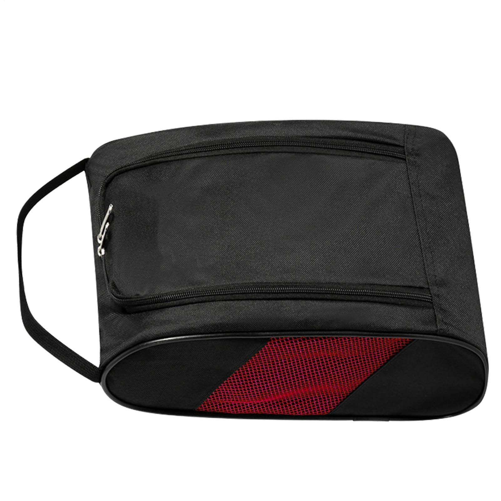 Borsa portascarpe, portascarpe da Golf - Borse portascarpe con Cerniera e Ventilazione | Borse da Trasporto per Scarpe da Golf Traspiranti per Calzini, Magliette, Guanti, spazzole e Altri
