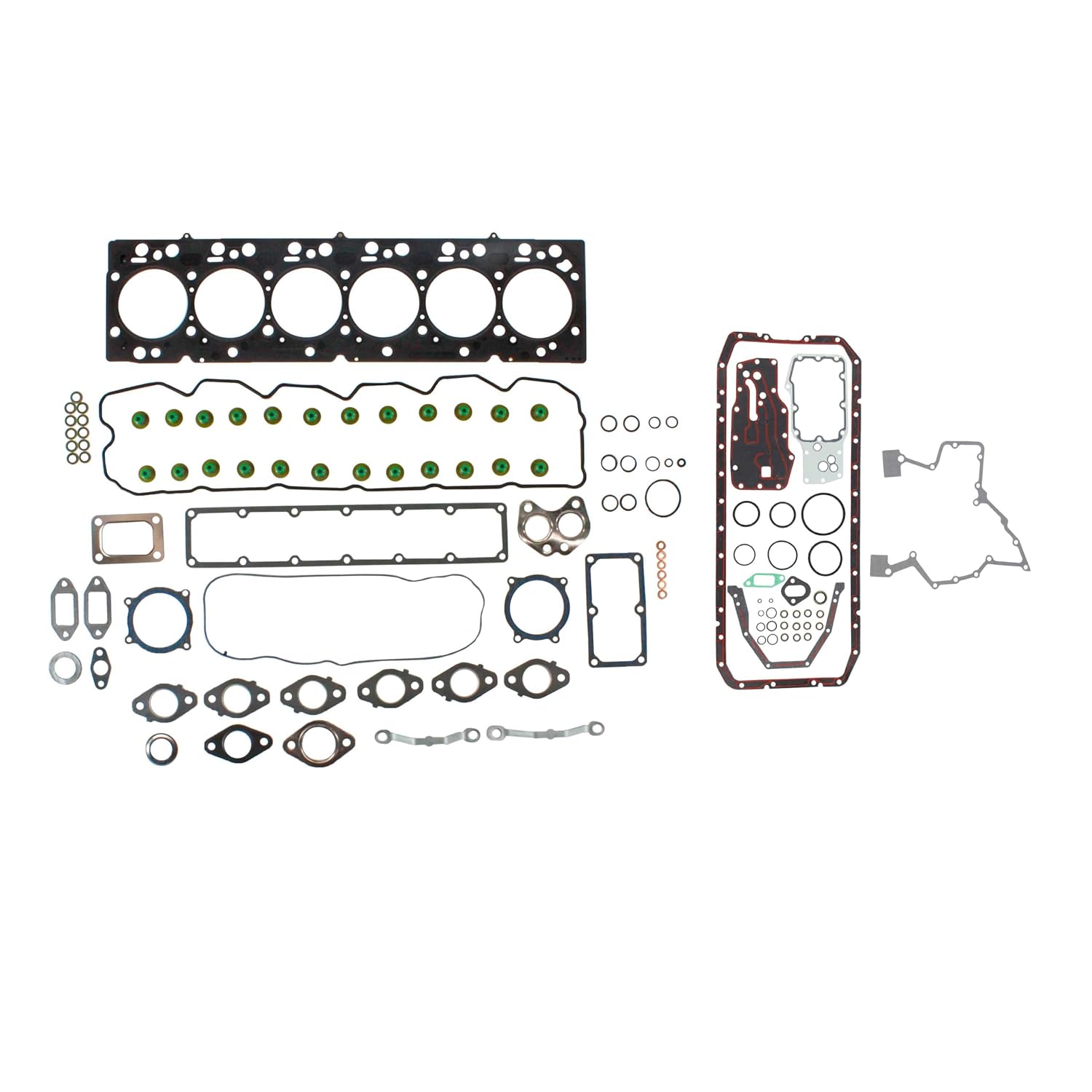 DNJ FGK1167 Full Gasket Set for 2007-2017 Dodge Ram Ram 2500 4500 6.7L L6 OHV 408cu Diesel Turbocharged