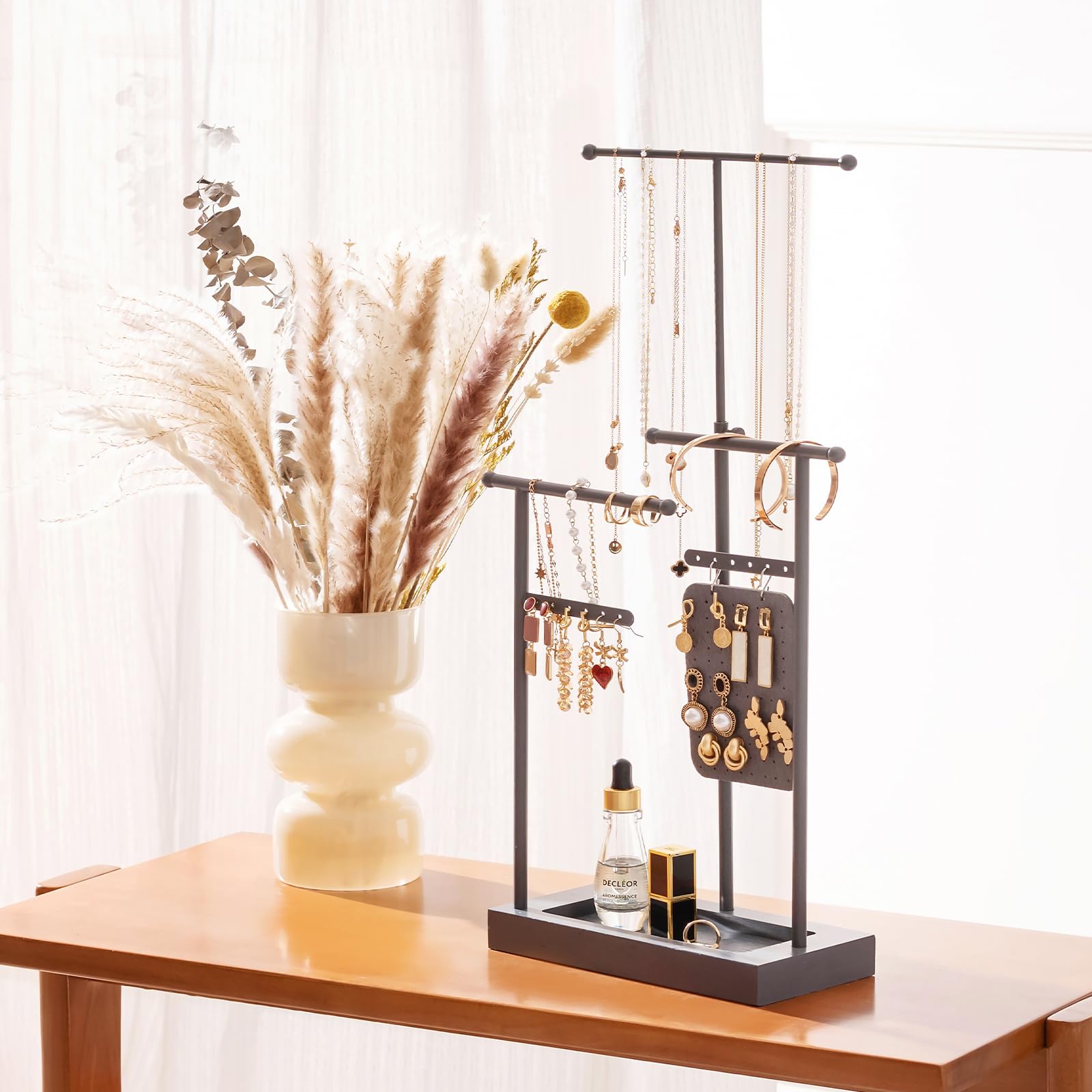 ネックレスかけ Amazon｜ProCase ジュエリースタンド アクセサリー収納 伸縮機能