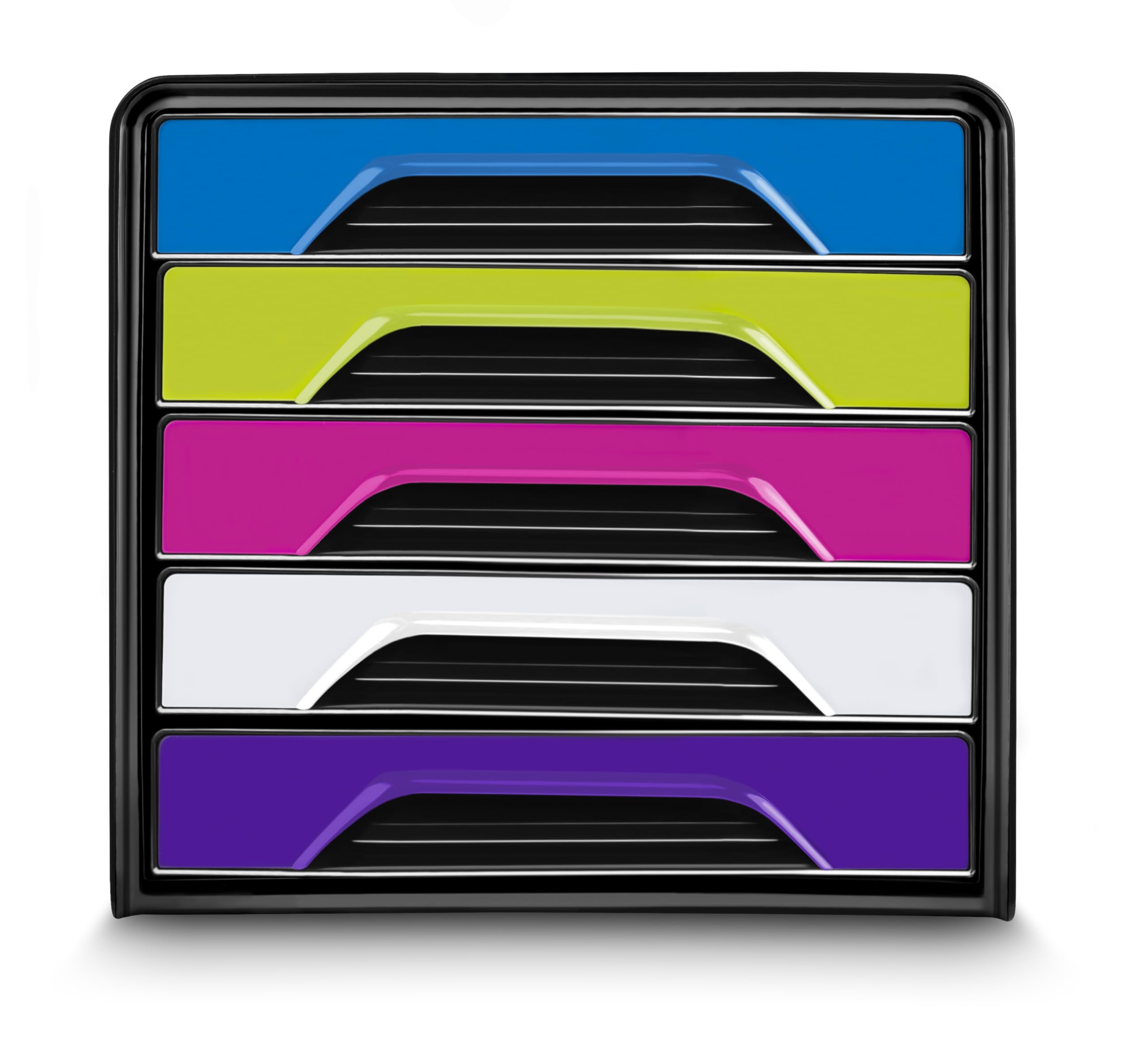 Cep 1071110381 - Portadocumenti con 5 cassetti, 360 x 288 x 270 mm, multicolore