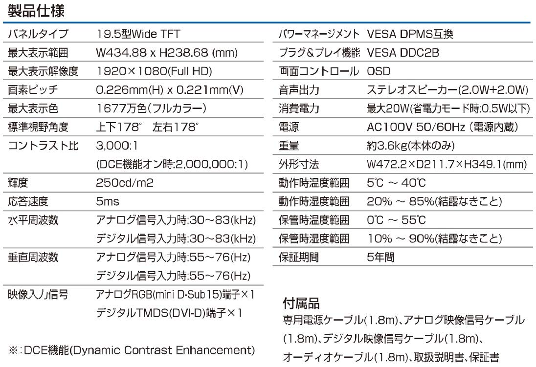 予定者あり　グリーンハウス モニター ディスプレイ 19.5インチ / スピーカー内蔵 GH-LCW20A-BK Amazon.co.jp: グリーンハウス モニター ディスプレイ 19.5インチ