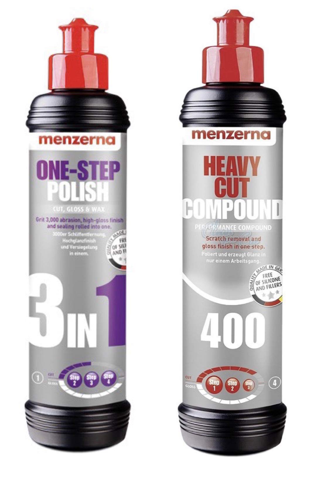 menzerna400 & 3 in 1 8oz Kit