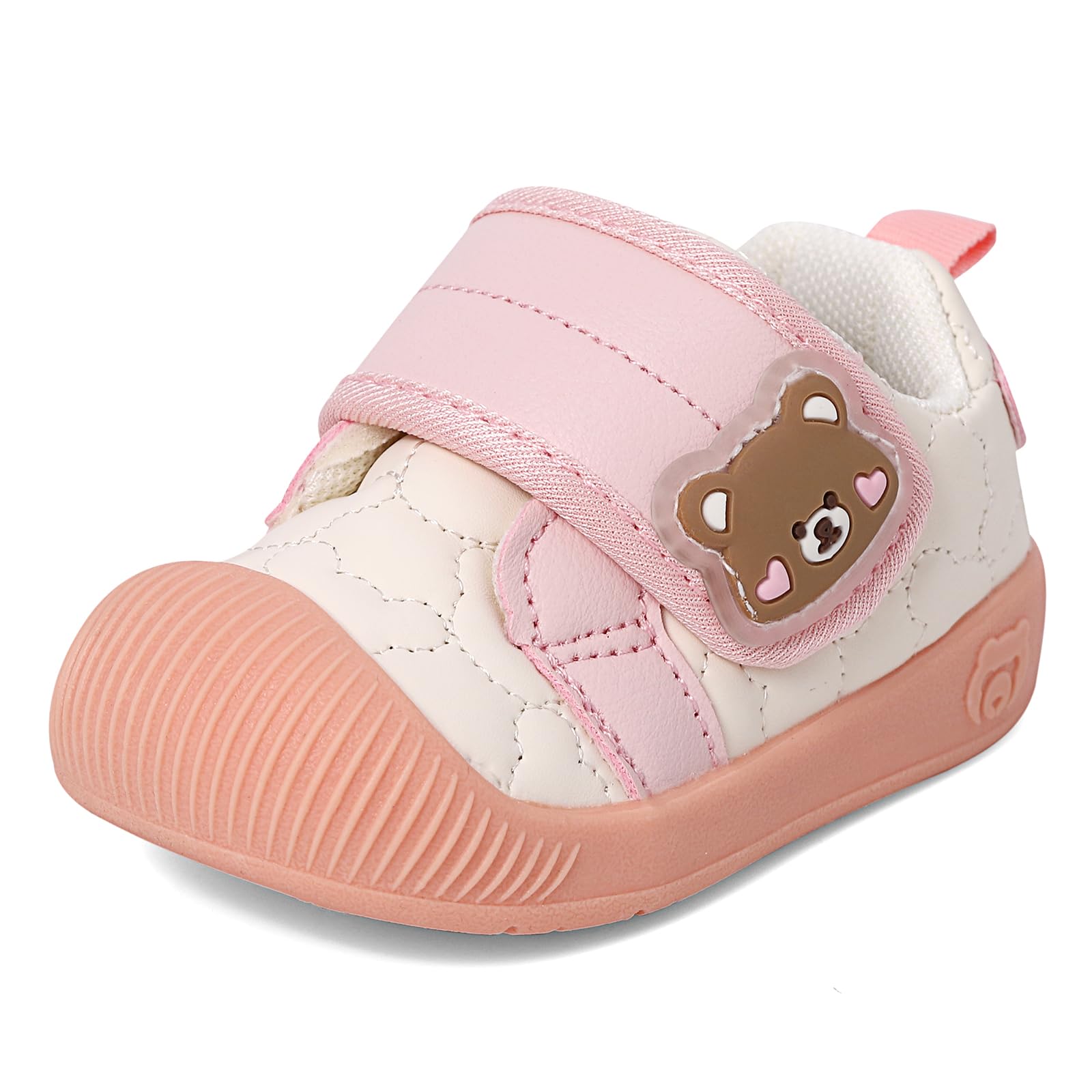 MASOCIO Chaussure Bébé Fille Garçon Premier Pas Baskets Plat Semelle Caoutchouc Antidérapant