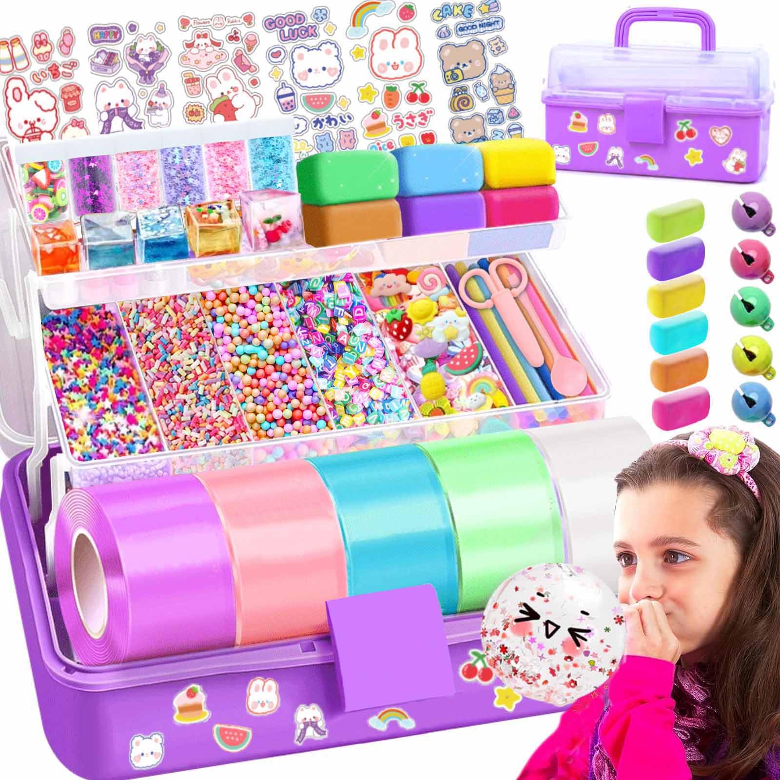 Sponsored Ad - Nano Tape Bubble Kit with Purple Box, Squishy Making Maker Kit, Birthday Christmas Gifts Toys for 4 5 6 7 8 9 10 11 12 Year Old Girls Girl Grandkids, Kids Toys for Girls 4-6 6-8 7-8 8-10 10-12