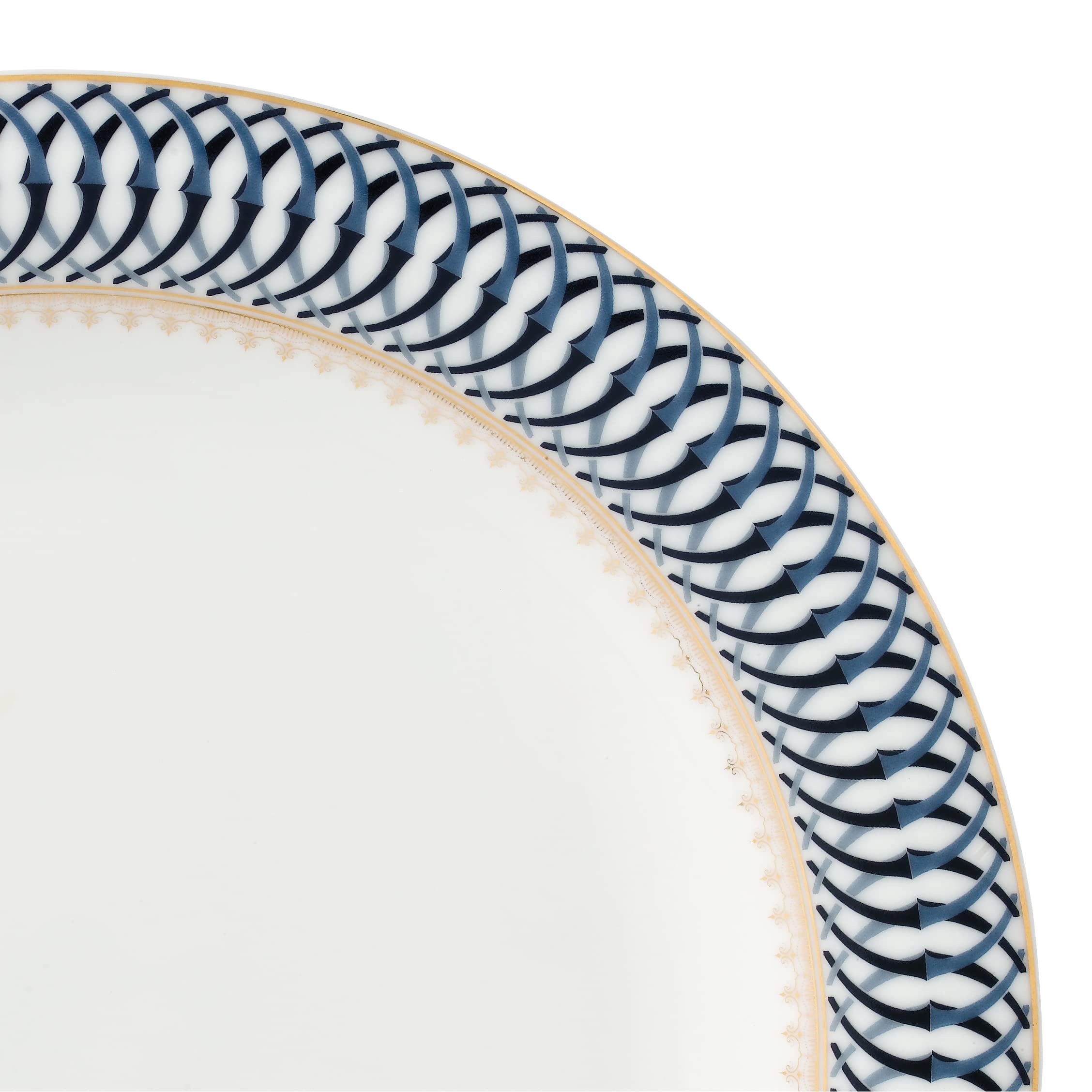24-częściowy zestaw zastawy stołowej, porcelana kostna, serwis dla 4 osób Lorren Home Trends