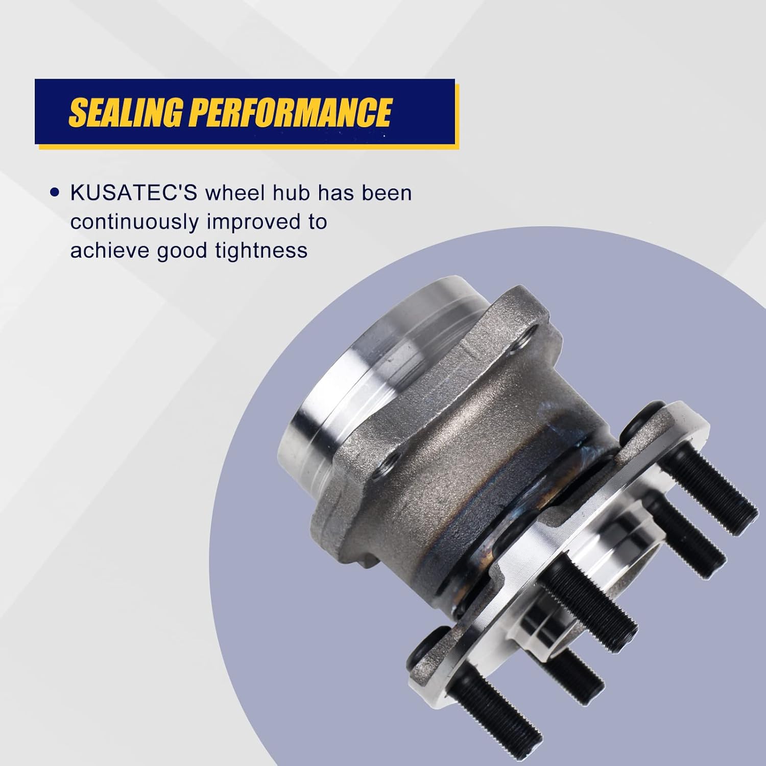 KUSATEC 512401 Rear Wheel Bearing and Hub Assembly Compatible with Scion FR-S, Subaru BRZ, Subaru Forester/Legacy/Outback/WRX, 5 Lug - Image 5