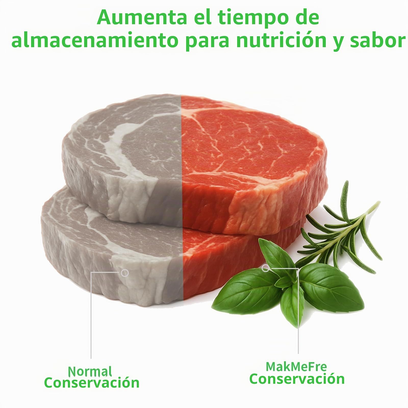 MakMeFre 300 Bolsas de Vacío Para Alimentos 15x25/20x30/25x33cm Sin BPA