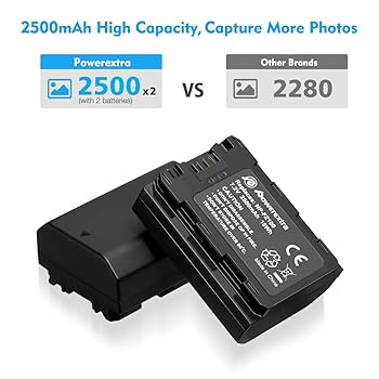 Amazon.com: Powerextra Replacement Sony NP-FZ100 Battery and