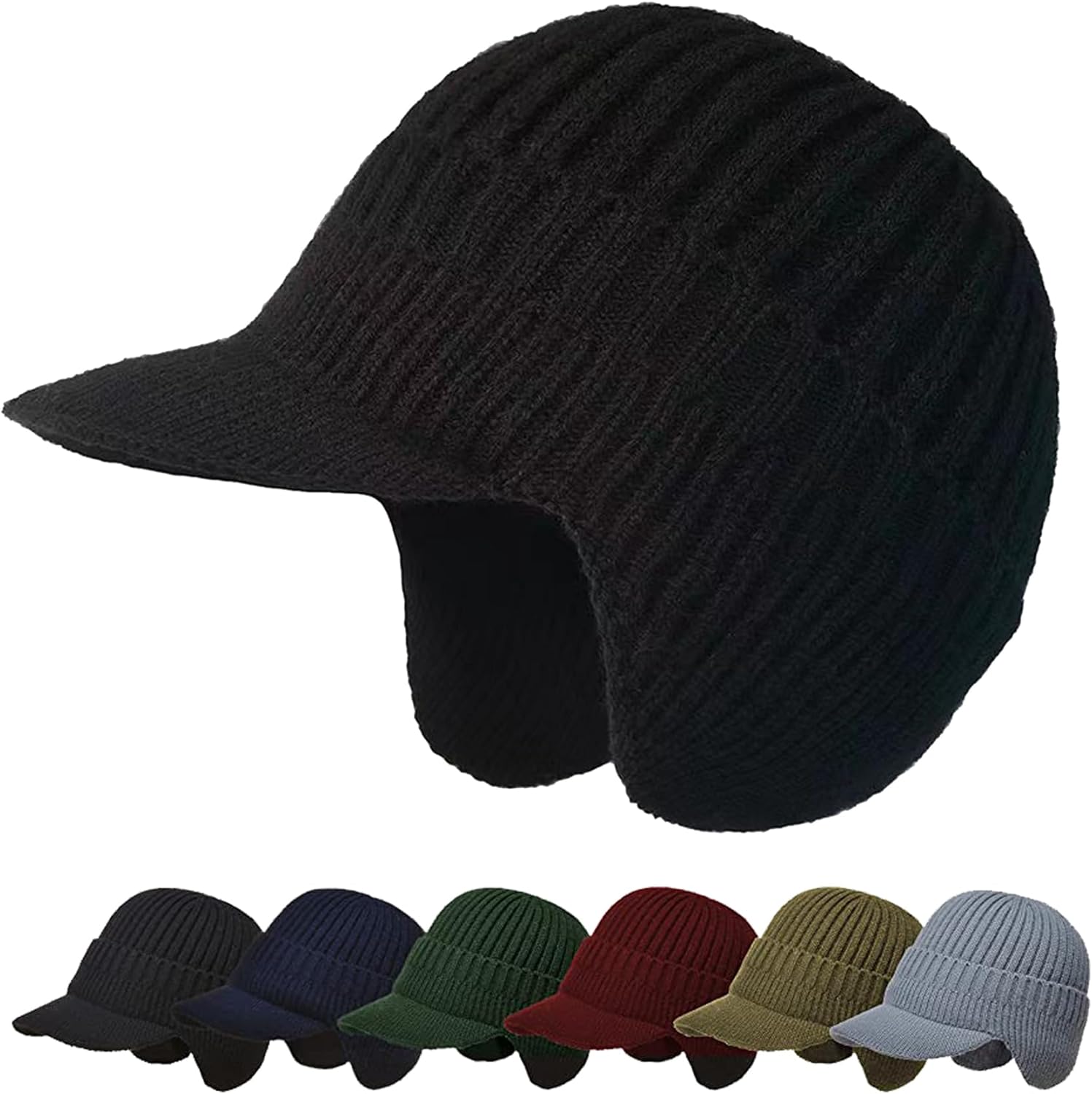 帽子 aclent Ear flap knit cap 帽子 aclent Ear flap knit cap 71oPlwvcECL.jpg