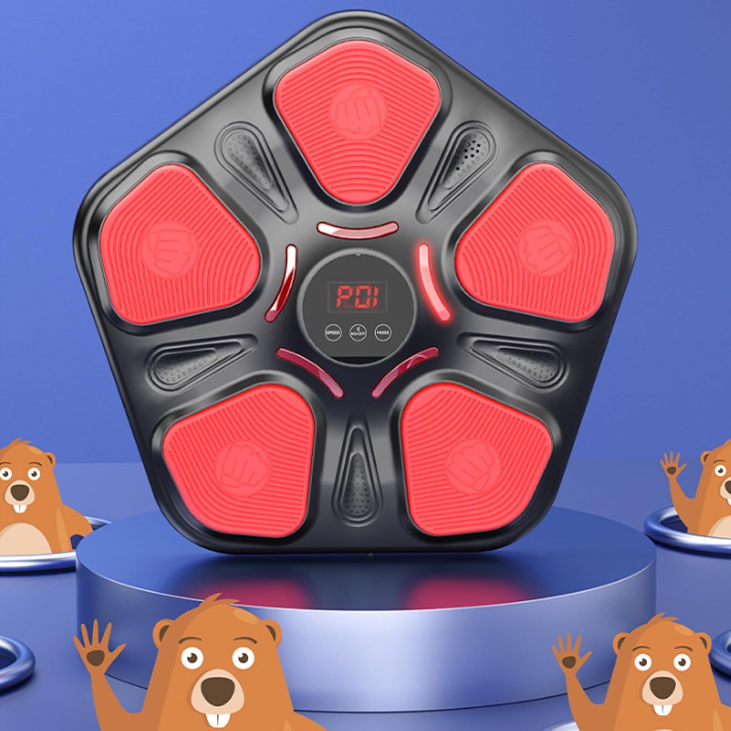 Smart Music Boxing Machine,Home Wall Target,Multiple Training Modes,Dynamic Sound Effects,Ideal Fitness Companion