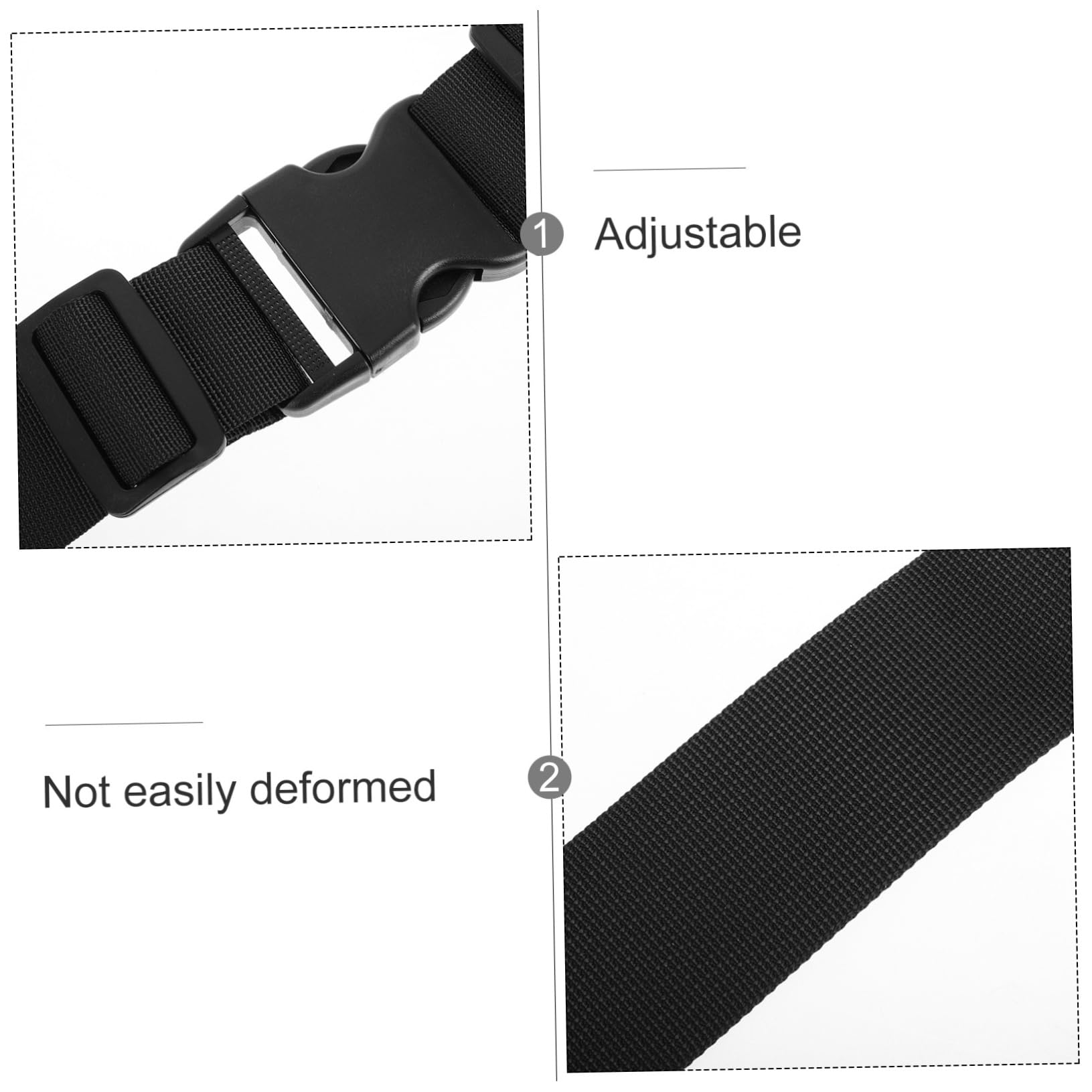 Mobestech Babysicherheitsgurte Schnelles Lösen und Sichere Verbindung aus Polyester 3 Stück-pack für Hochstuhl und Kinderwagen für Säuglinge und Kleinkinder bei Mahlzeiten Zuhause
