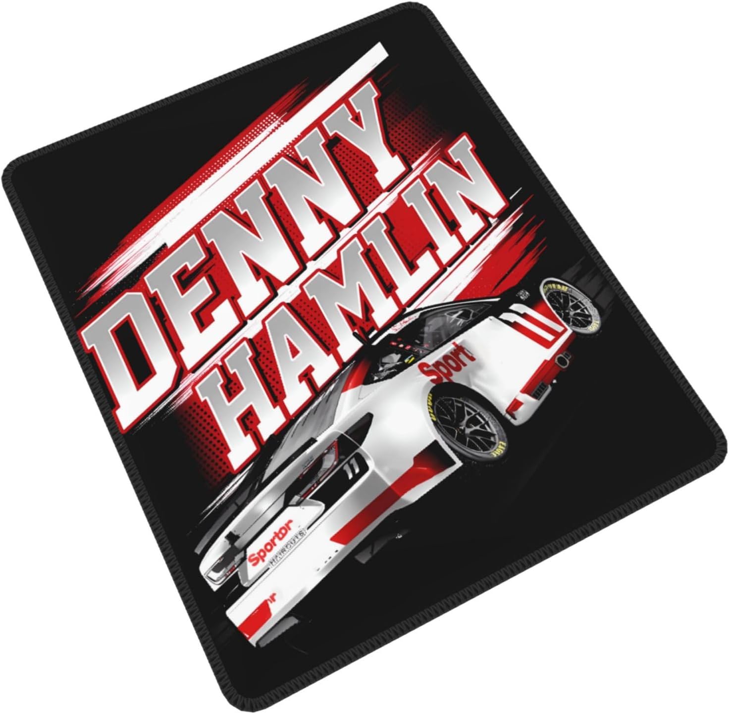 Denny Hamlin 11 Mouse Pad, Laptop Office Desk Accessories Wireless Mouse Pad Mouse Pad Non-Slip Water Resistant Desk Mat Premium Computer Accessories