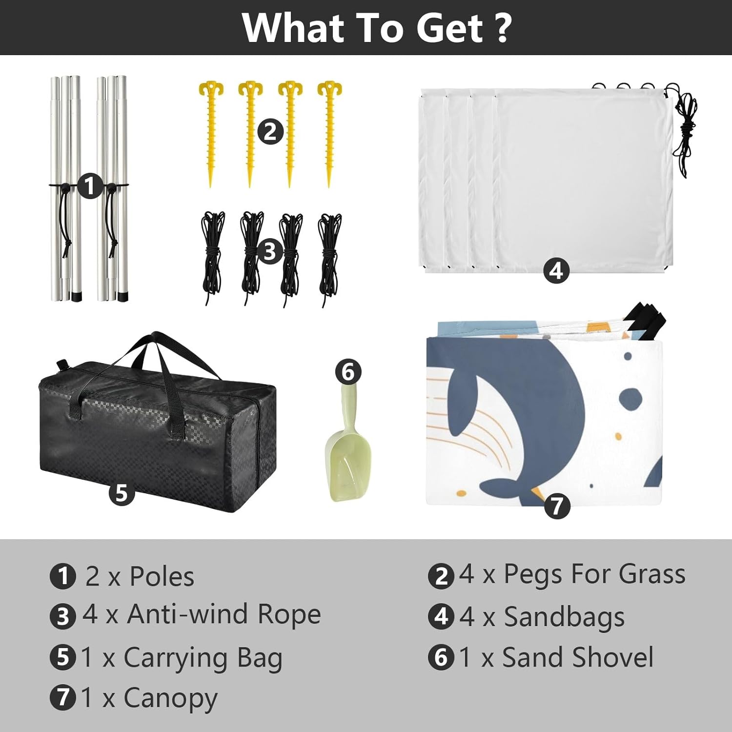 Whales and Rainbow Camping Sun Shelter, Beach Tent Portable Beach Sun Shade Outdoor Canopy for Camping Trips Fishing Picnic