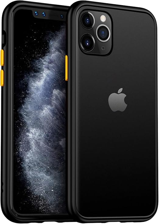 Amazon Com Mkoawa Slim Fit For Iphone 11 Pro Max Case 6 5 Inch Translucent Matte Case With Soft Edges Shockproof Protective Case Cover For Apple Iphone 11 Pro Max 19 Black Cell Phones Accessories