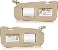 Vista 10 de Parasol lateral derecho del pasajero para Hyundai Elantra 2011 2012 2013 2014 2015, repuesto para 852203X000TX Beige, sin luz