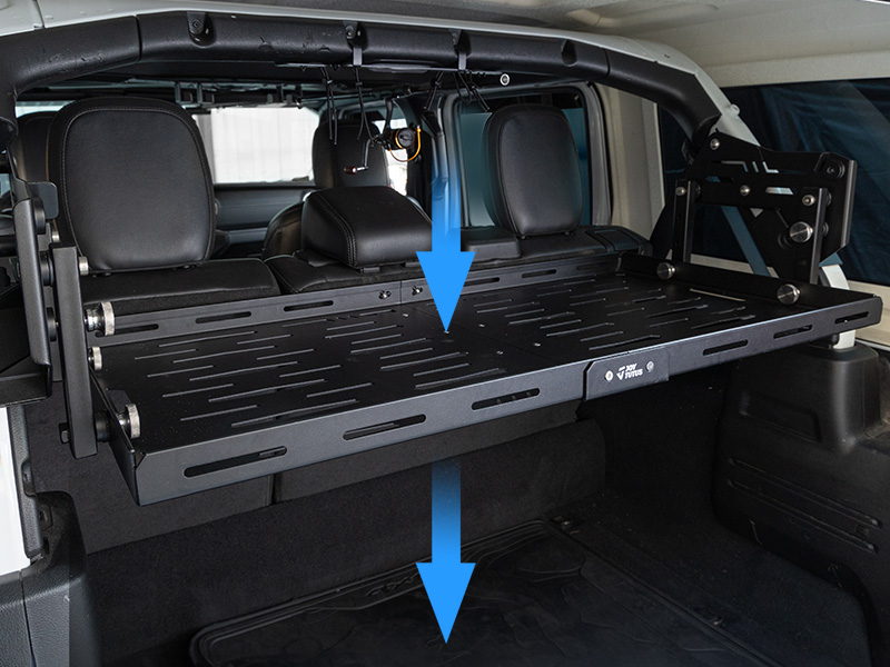 Rear Cargo Basket For Wrangler JOYTUTUS Rear Cargo Rack For Jeep ...
