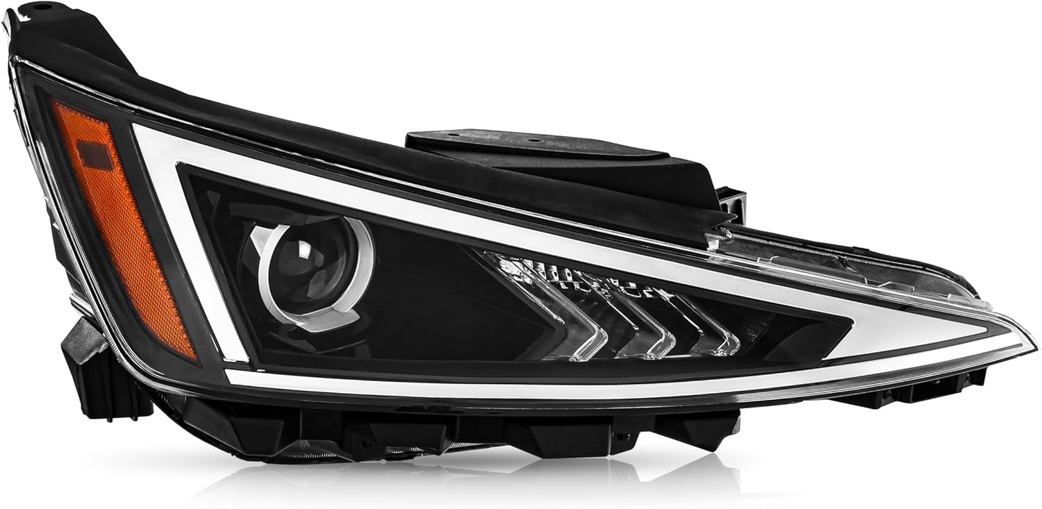 TODO Headlight Assembly Compatible with 2019 2020 Hyundai Elantra HY2503233 92102F3500 Passenger Right Side