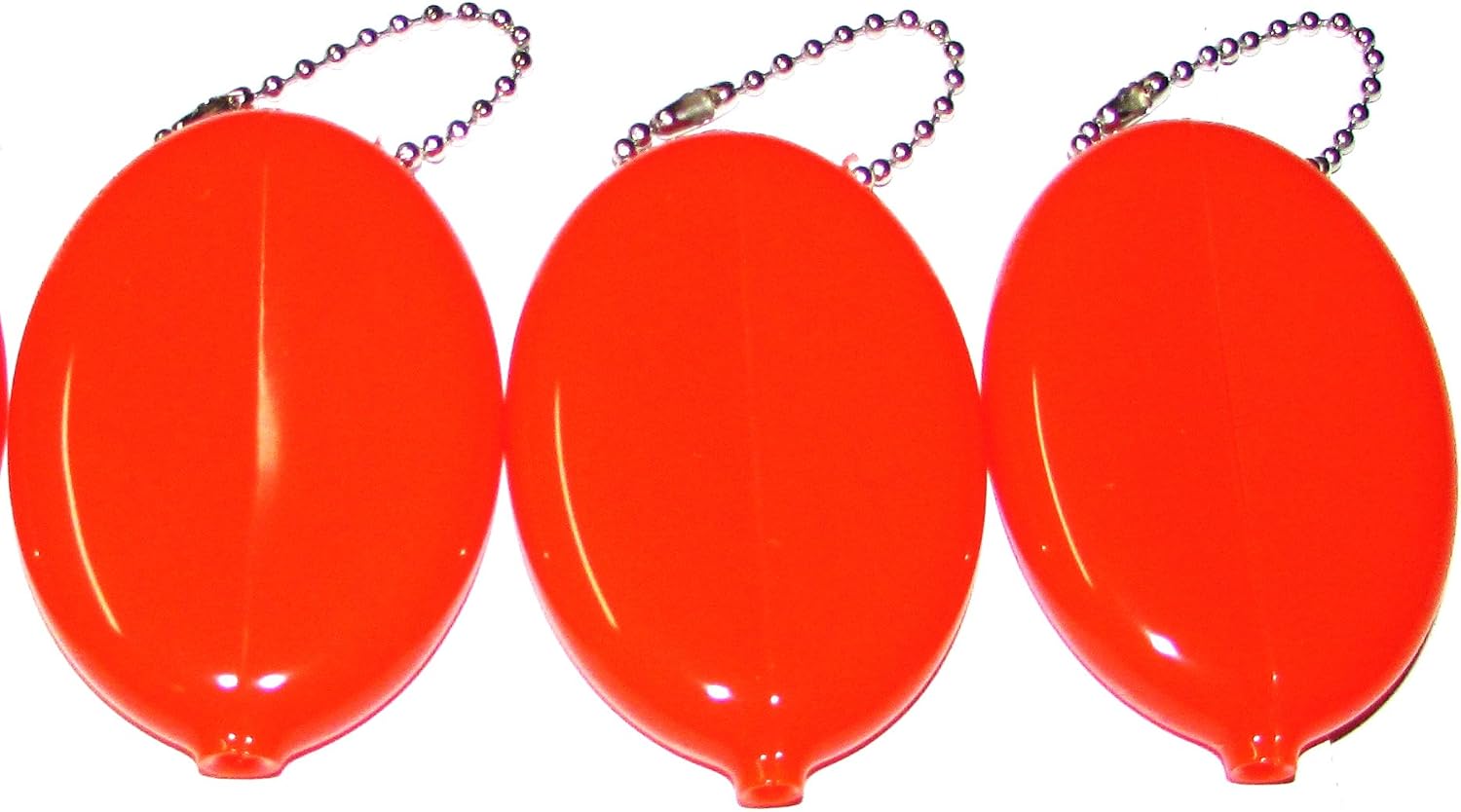 3 RUBBER SQUEEZE COIN HOLDER (orange)