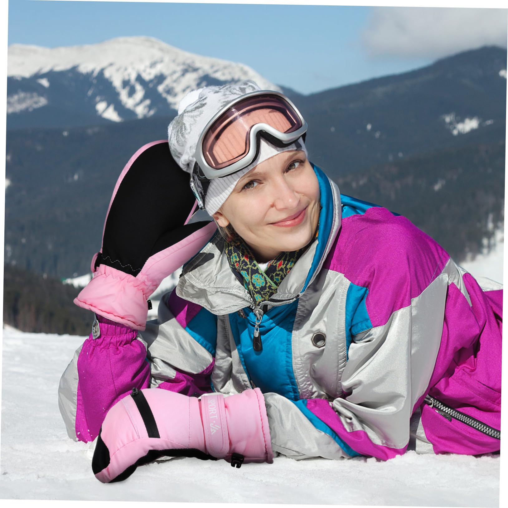 BESPORTBLE Guantes Térmicos Impermeables para Invierno Cálidos y Resistentes al Viento S para Senderismo Esquí y de Perros Unisex
