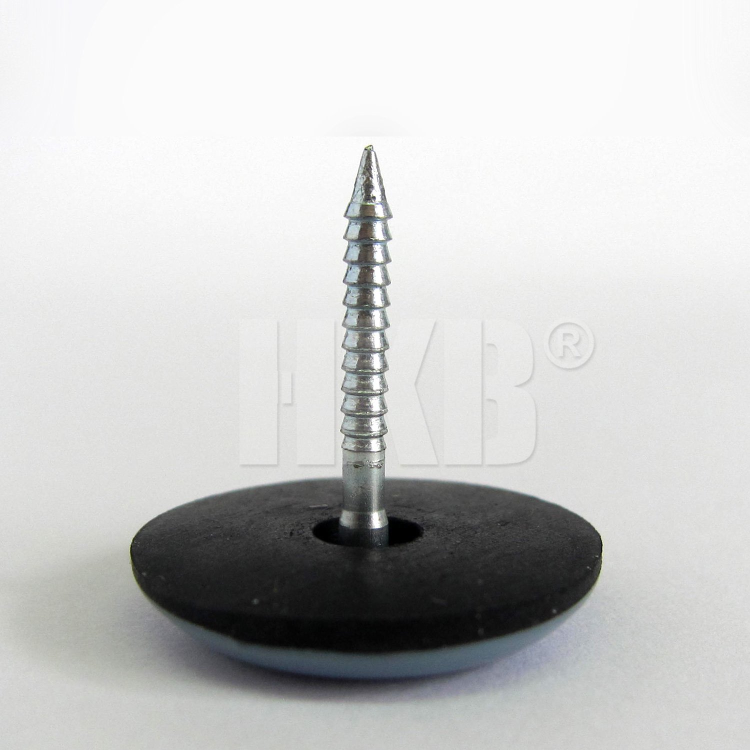 100 Stück Teflon-Möbelgleiter Ø 22 mm mit Nagel, PTFE-Gleiter