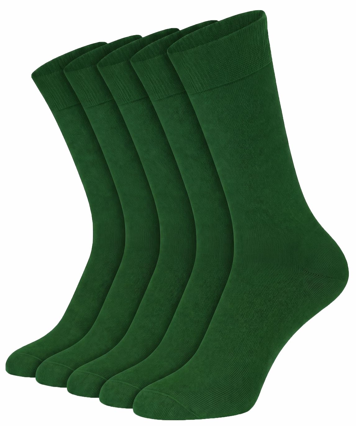 Mysocks Unisex Extra Fine Combed Cotton Crew Socks |5 Pairs Set | Seamless Toe | Make Your Steps Enjoyable