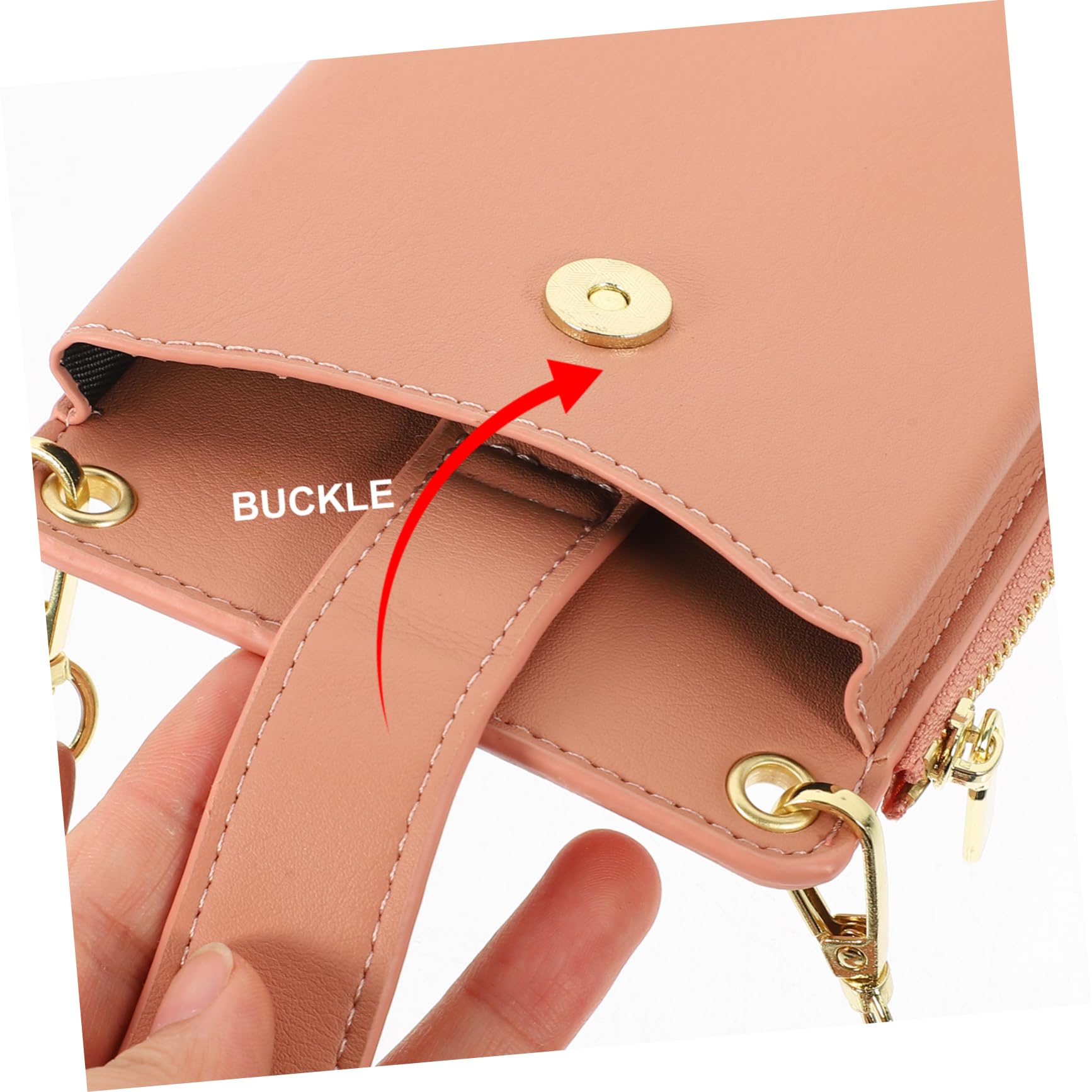 LIFKOME borsa per cellulare sacchetti di stoccaggio tracolla woman piccolo portafoglio nero da donna borsa da donna del telefono per le donne del portafoglio del telefono