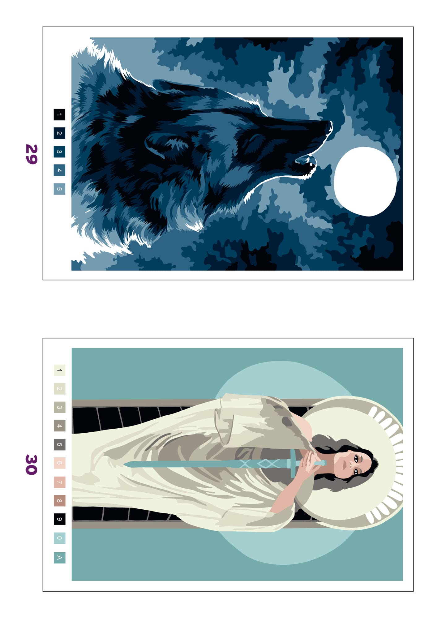 Mystères Fantasy NED: 50 coloriages