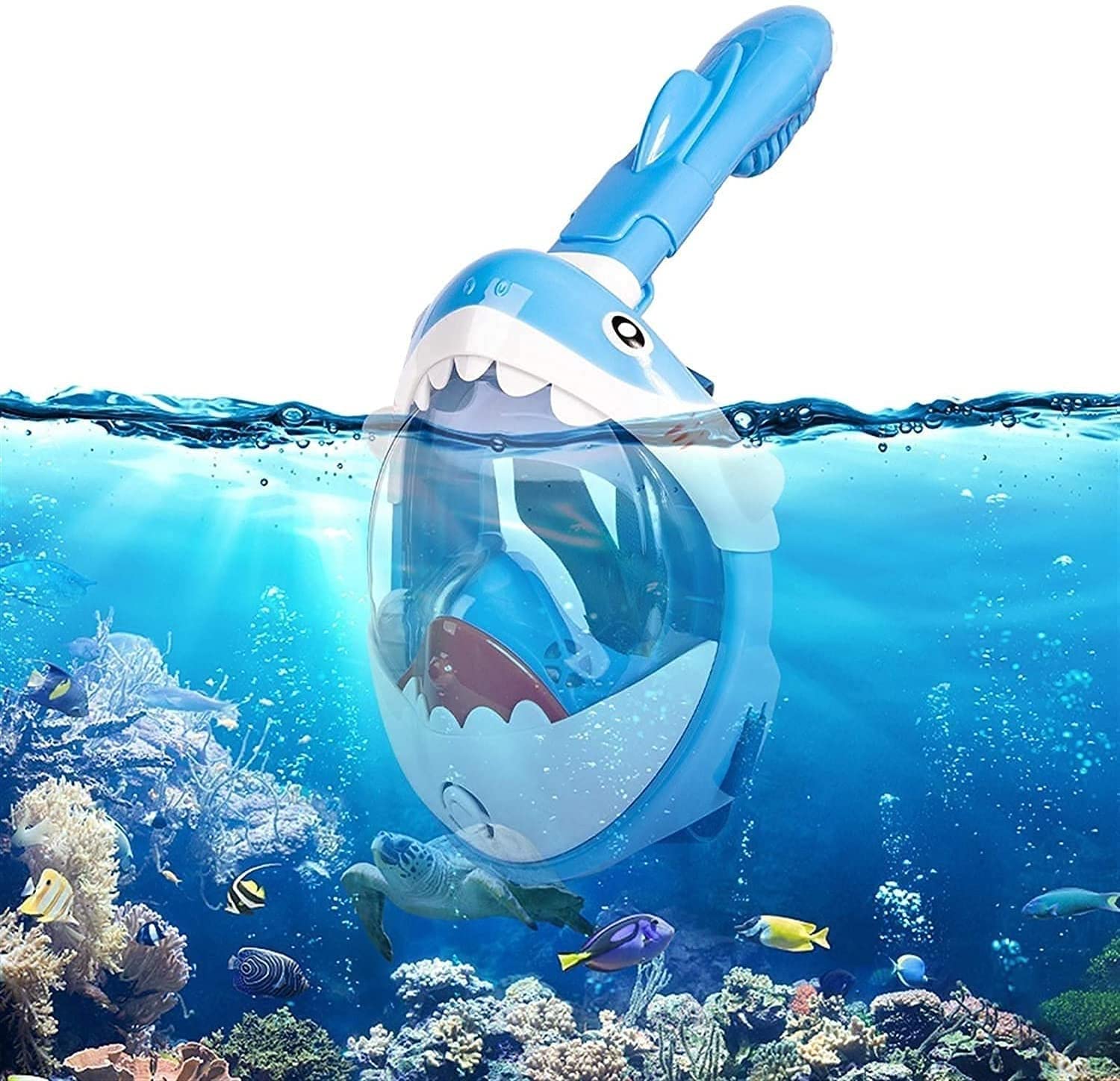 Masque de plongée pour Adultes, Masque de plongée intégral pour Enfants, Masque de plongée sous-Marine Anti-buée pour Masque de Natation pour Enfants