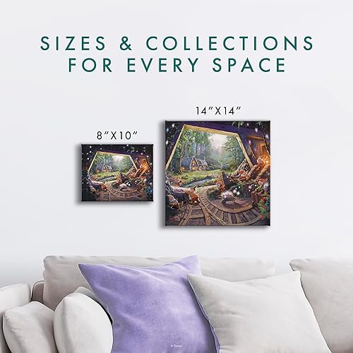 Miniatura 5 de Thomas Kinkade Studios Snow White and the Seven Dwarfs - Lienzo envuelto en galería (8 x 10 pulgadas)