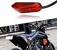 LOKLISUM LED Motorkerékpár Hátsó Lámpa 12V 9 LED Féklámpa E-Jóváhagyott 1
