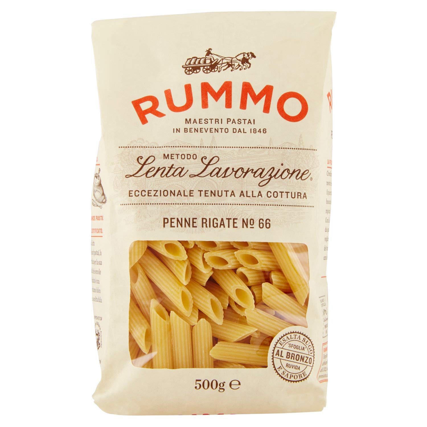 Rummo Penne Rigate 500g - Pasta di Qualità