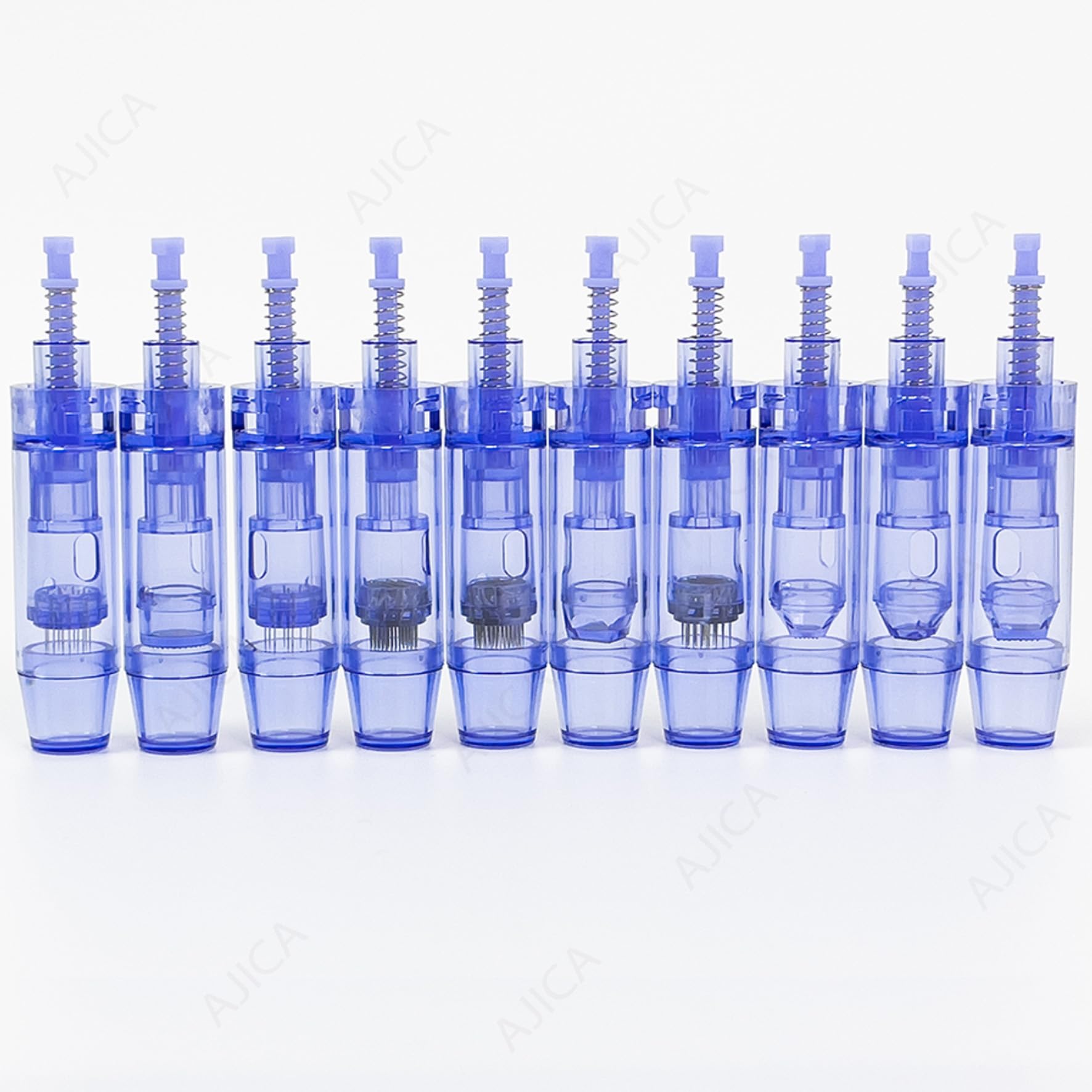 AJICA Derma Pen Needles Cartridge 12 Pin | 36 Pin | Nano Needle Cartridge Tip For A1 & A6 Derma Pen Electric Auto Micro Stamp Derma Anti-Aging Pack of 3 (Blue, 12 Pin)-image-22