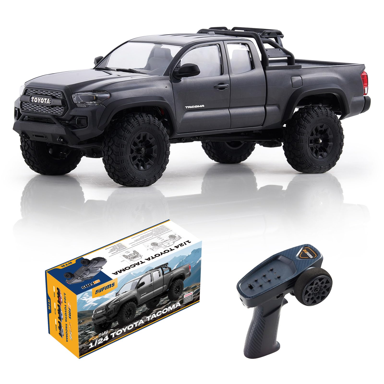 ホビーラジコン FMS FCX M TOYOTA TACOMA FMS 1/24 FCX24M Toyota Tacoma RC Crawler, Officially Licensed RC