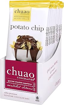 Amazon.com : Chuao Chocolatier Potato Chip Milk Chocolate Bars