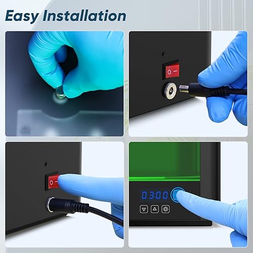 Miniatura 9 de Limpiador ultrasónico de resina y estación de curado de resina UV