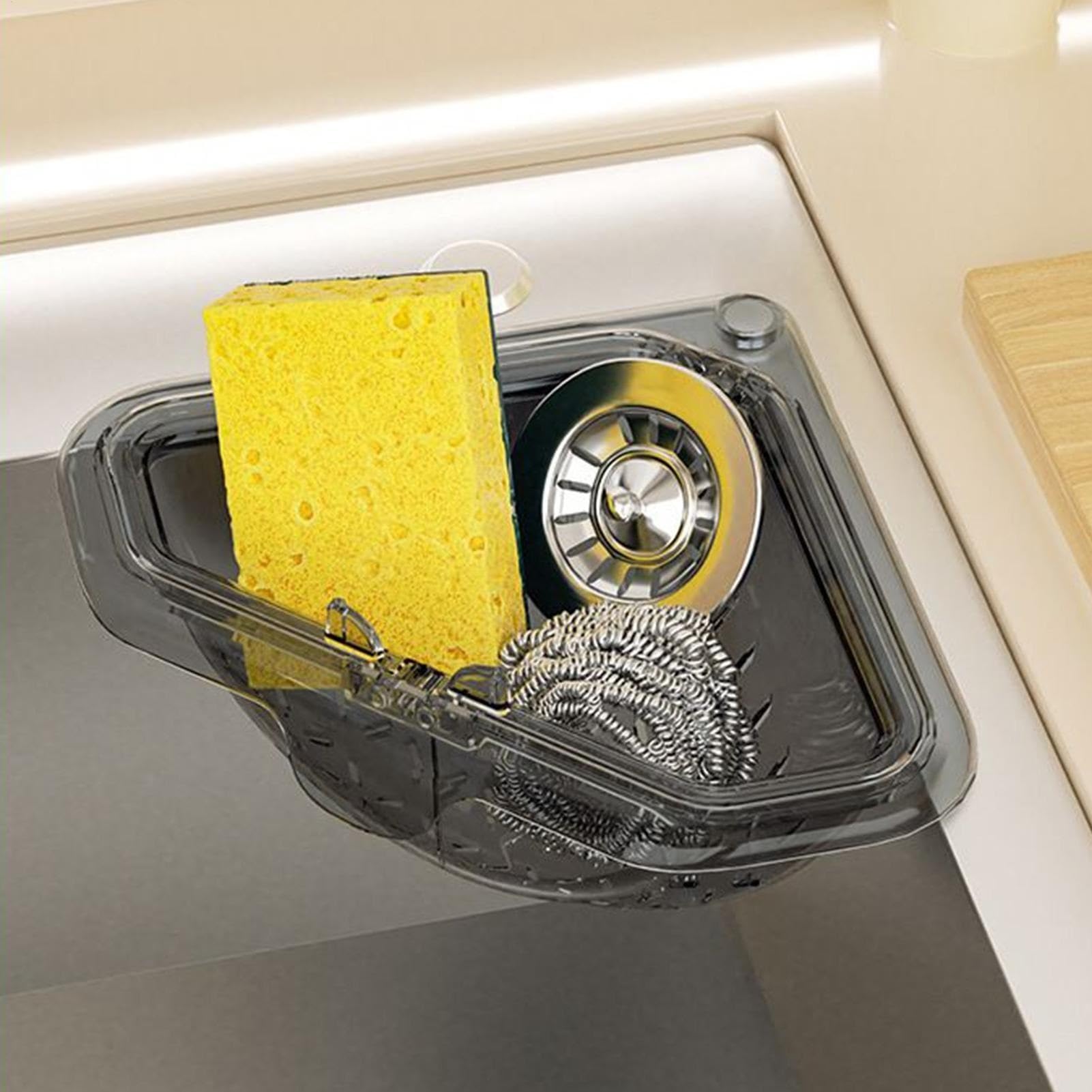 Cestino triangolare lavello da 2 pezzi Per Cucina E Bagno