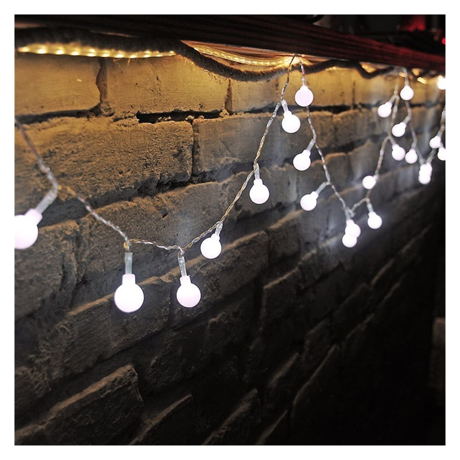 Weihnachtsdeko Feenhafte Girlande LED Kugelschnur Lichter Wasserdicht Für Weihnachtsbaum Hochzeit Home Indoor Dekoration Batteriebetrieben Lichterkette Innen