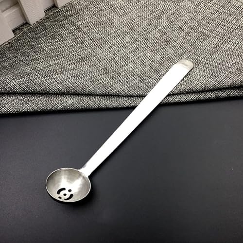 Miniatura 7 de Cuchara de oliva de acero inoxidable Cuchara de cereza con orificio de drenaje Mermelada Cuchara ranurada Tarro de servir Herramientas Cuchara de